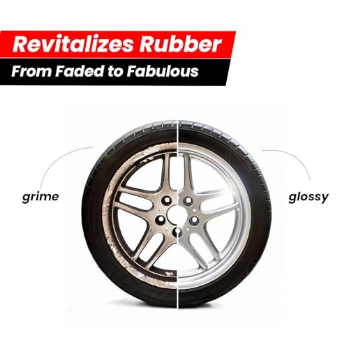 MA*FRA Tyre Glaze (1Liter) Rubber Revitalizer and Super Blackener Dresser, Sh...