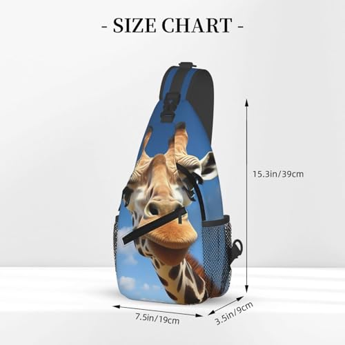 Sling Bag para Mujer y Hombre estilo Crossbody Negro miniatura 2