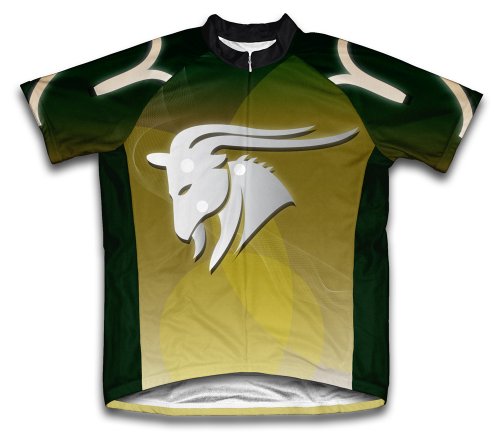 ScudoPro Capricorn Short Sleeve Cycling Jersey for Youth - Size S Yellow
