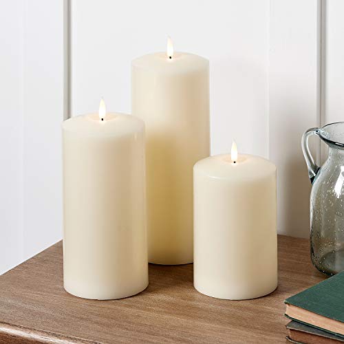 Bougie cierge LED TruGlow pour table de fête chic Lights4fun - 8