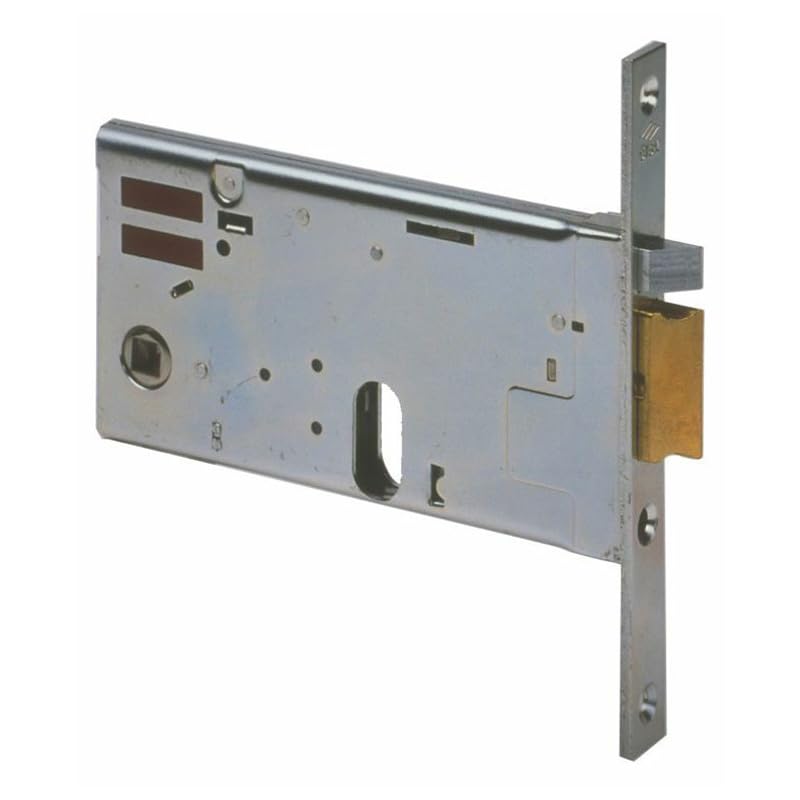 Elettroserratura da Infilare 12V, Scrocco Reversibile Autobloccante, Entrata 80mm, per Fasce