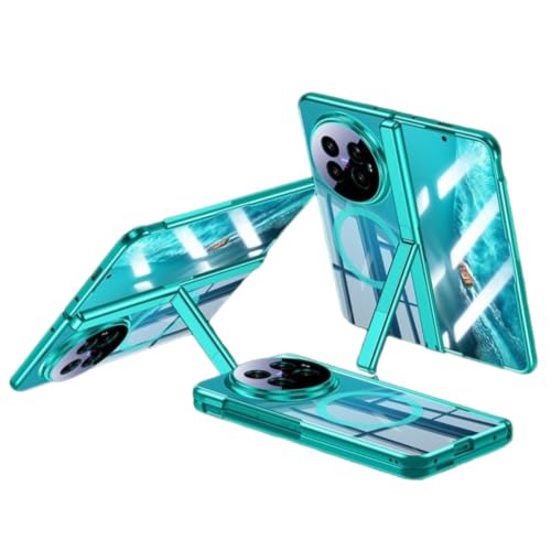 Coque Vivo X Fold6 bleu transparente avec protection d'écran intégrée