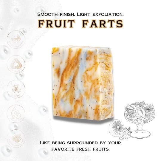 Miniatura 2 de Iron Lion Soap - Pedos de fruta, hechos a mano, vegano, orgánico, a base de plantas, jabón en barra, jabón de manos, jabón corporal, jabón de baño,