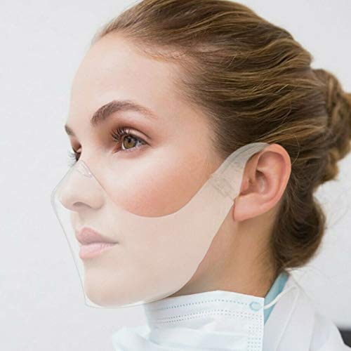 Serenable Máscara Facial Durável 3x Proteção Facial Combinada Máscara de Proteção de Plástico Viseir