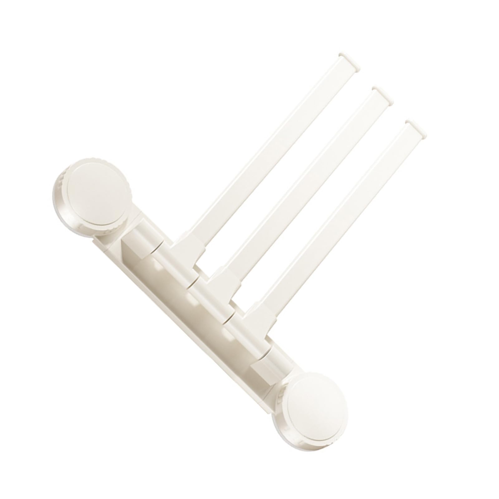 Rotating Towel Rack with Suction Installation Saves Space in Bathroom Kitchen or Balconies Area Hanging Solution Space Saving Towel Rod