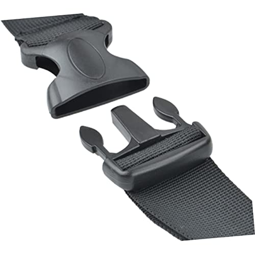 1Pc Quick Drying Outdoor Training Belt Breathable Nylon Belt with Removable Plastic Buckle for Men for Sports and Daily Wear Black3