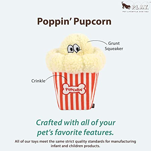 P.L.A.Y. Pet Lifestyle and You - PLÜSCH Spielzeug FÜR Hunde - Hollywood Collection - Popcorn