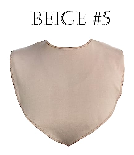 AMAL Muslim. Dickey. Neck Closure. COTTON. Hijab Extensions Neck Cover Under Top. USA. Model B1.2