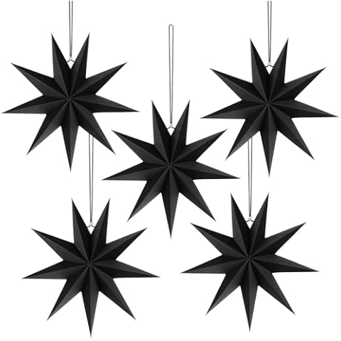 Vicloon 3D Paper Star Lanterns for Decor Cover
