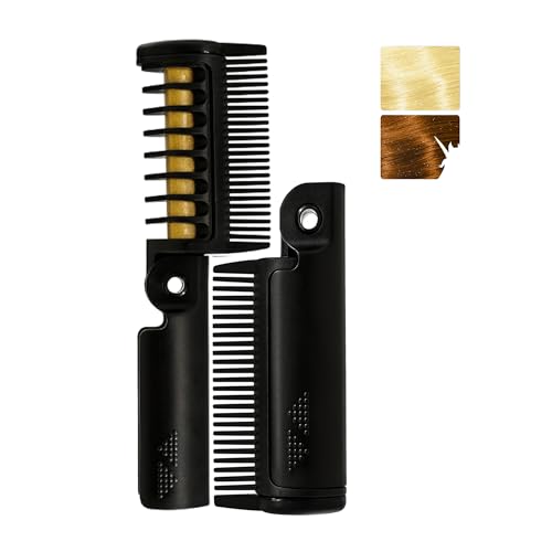 Peine Tinte Temporal Para Cabello Color Dorado miniatura 1