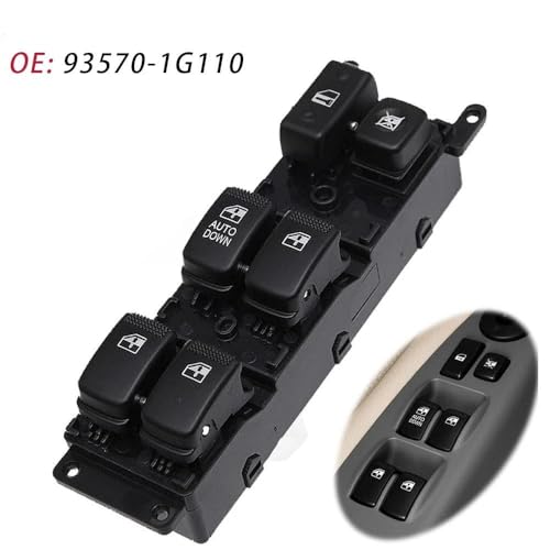 Commande de lève-vitre électrique avant gauche Kia Rio Hybrid bouton
