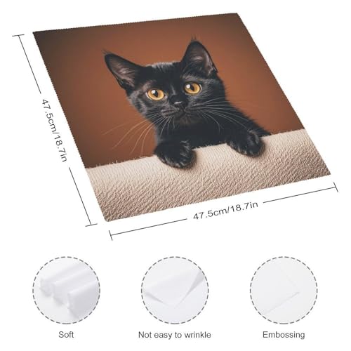 Serviettes de table lavables durables pour décoration de dîner sans déchet