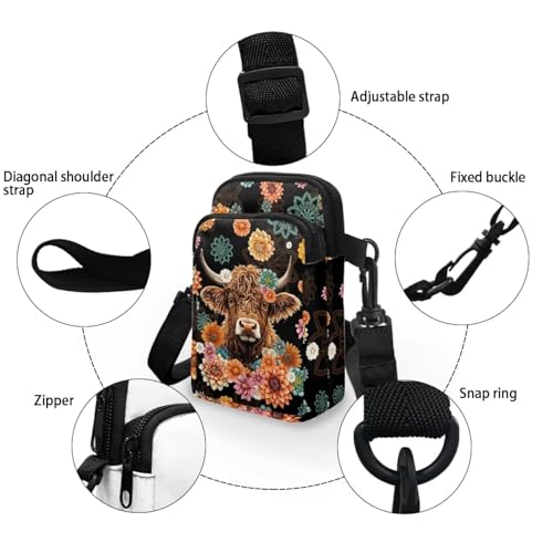 Image of Xpyiqun Small Crossbody Bag Women Phone Purses Sling Shoulder Handbag Cross Body Pouch Wallet Bags