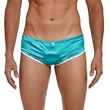 Kswzd Men's Underwear Boxer Trunks Sexy Low Rise Fashion Sports Style Hot Pants Green XL