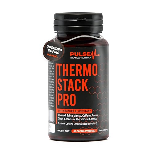 PULSE NUTRITION Brucia Grassi Potenti Veloci per Atleti con Fucus Salice Bianco e Arancio Amaro - Integratori per Dimagrire ad Alto Dosaggio – Drenante Forte Dimagrante - 1 Mese di Trattamento