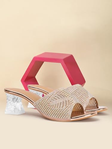 Image of Denill Women Stylish Fancy and Comfort Trending Heel Fashion Sandal Women & Girl