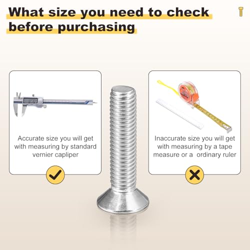 Image of METALLIXITY Semi-Countersunk Oval Head Machine Screws (M3-0.5x10) 100Pcs, 304 Stainless Steel Phillips Cross Recessed Machine Screw Bolts - for Furniture Assembly DIY Projects, Silver