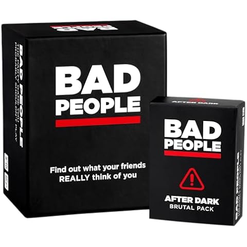 BAD PEOPLE Party Game with After Dark Expansion Cover