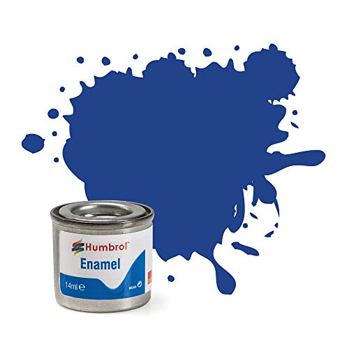 Humbrol 025 Enamel Blau Matt 14ml Cover