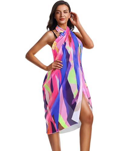 Image of CHICGAL Sarong Wraps Swimsuit Coverup for Women Bathing Suit Cover Up Summer Bikini Beach Swimwear 2026