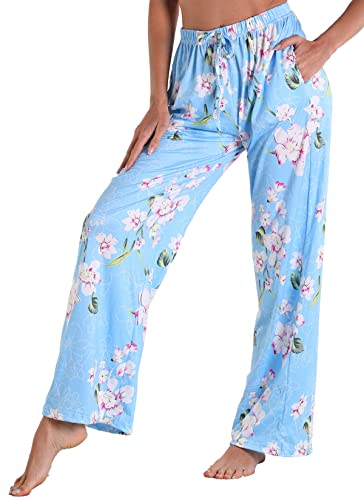 Image of X-Image Women Comfy Casual Pajama Pants with Pockets & Drawstring