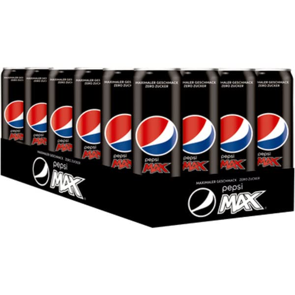 Pepsi Zero 340045032 Läskedryck, 330 ml x 24 stycken