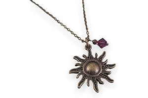 Rapunzel Sun Charm Necklace: Embrace the Sunlight's Kiss