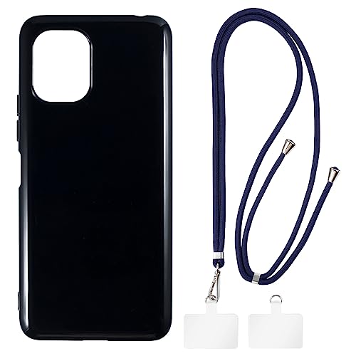 Shantime �P�[�X�ƃN���X�{�f�B�X�g���b�v�Z�b�g Umidigi C1 Plus 4G �Ƃ̌݊������� �g�уJ�o�[�Ƌ����o�b�N���t�������\�l�b�N�X�g���b�v�����2���̃p�b�`�t��(�u���b�N + �u���[)