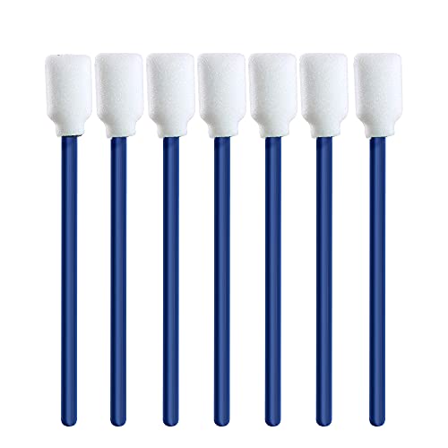 200 pièces 5,11" bâtonnets de nettoyage en mousse rectangle carré pour imprimante à jet d'encre au format solvant Roland équipement optique Cover
