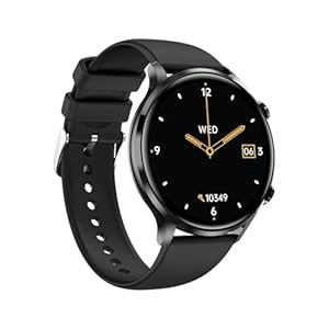 Smartwatch voor heren, 1,39 inch ronde fitness smartwatch met oproepen en antwoorden, 100+ sportmodi, stappenteller, bloeddrukhartslagmeter, IP68 waterdicht, voor Android/iOS