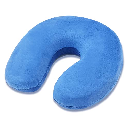 Cojin Cervical,Almohada Cuello,cojin Coche Cuello,Almohada Cervical Viaje,con Funda Extraíble, para el Aeroplano, el Autobús, el Tren, el Oficina, el Hogar (Zafiro) Cover