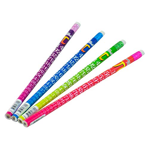 Set de 48 lápices de grafito HB con borrador miniatura 1