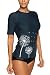 Vegatos Women Short Sleeve Rash Guard Active Swim Tee Workout Top Rashguard UPF 50+