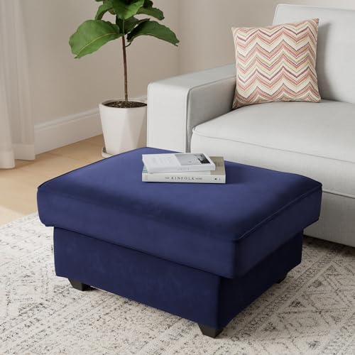 Image of Wakefit Napper Ottoman (Fabric, Cobalt Blue)