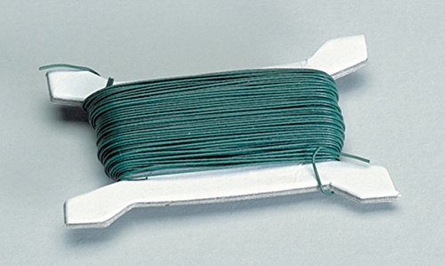Dollhouse Miniature 32 Gauge Single Conductor Green Wire, 50' Shank
