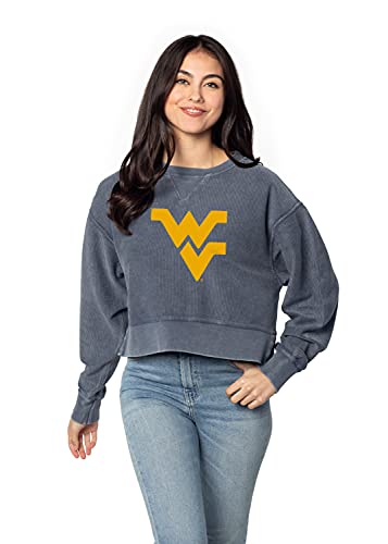 Image of chicka-d NCAA womens Corded Boxy Pullover