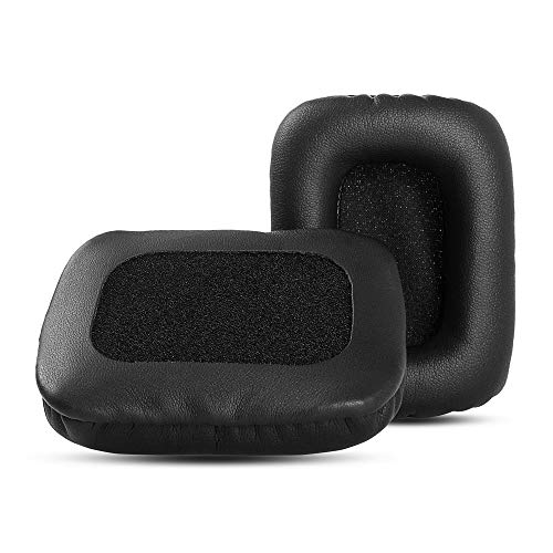 Almohadillas de espuma de repuesto para auriculares YDYBZB modelo Z5 compatibles con Ghostek SoDrop 2, cuero sintético negro miniatura 4