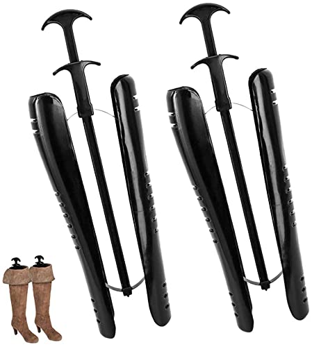 Boot Stretchers for Women and Men - Adjustable Boot Shapers for Knee High Tall Long Boots - Spring Loaded Boot Trees Shaft for Great Support and Form Shaping Inserts in Womens and Mens Shoes