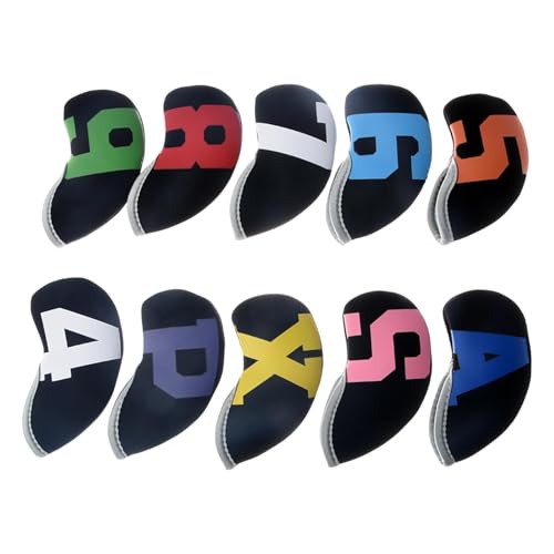 DeeRace 10 �Z�b�g �S���t�N���u�J�o�[�A�N�Z�T���[ �S���t�p�i �S���t�@�[�ւ̃M�t�g ���h�~ �ϖ��� �|�[�^�u�� �ی�w�b�h�J�o�[, ��