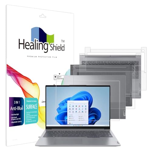 Healingshield XLV[tیtB Screen Protector Eye Protection Anti UV Blue Ray Film Compatible with LENOVO Thinkbook 16 gen7