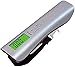 Digitale Waage Gepäckwaage tragbare Digitale Reisekofferwaagen mit Temperatursensor-Tarierfunktion 110LB / 50kg elektronische Balance-Hängende Skala ZSMFCD (Color : Silver, Size : 159x32.8x63.8mm)