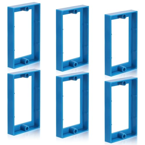 Buhdjfnke Extensor de Caja Eléctrica de 6 Piezas, Extensores de Caja de Salida de Receptáculo de una Sola Banda de 1/2 Pulgada Extensor de Caja de Conexiones para Caja Eléctrica