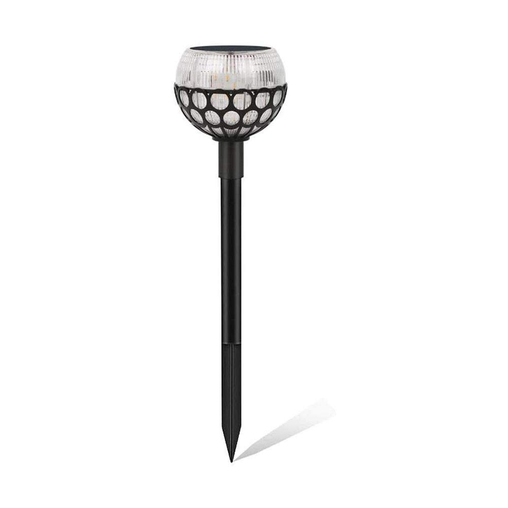 Solar Garden Lights Outdoor Solar Lights Spherical Flame Column Lamp Realistic Flickering Flame Effect IP65 Waterproof Decorative Solar