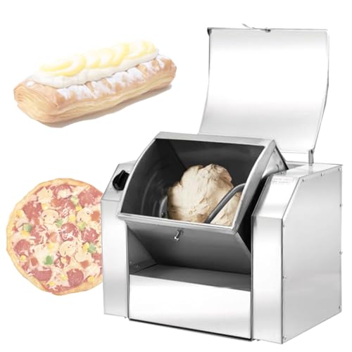 Stand Mixer, Commercial Dough Mixer, Electric Kitchen Food Mixer with Timer for Making Bread, Pizza