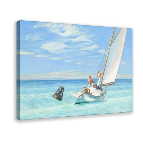 Toile Ground Swell Edward Hopper pour decoration salon bureau