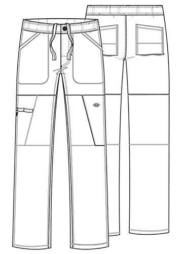 Dickies Dynamix Scrub Pants For Men With Zip Fly, Athletic-Inspired With Four-Way Stretch And Moisture Wicking Dk110, L, Navy #TOP6