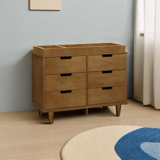 DaVinci Marley 6-Drawer Dresser with a changing tray installed