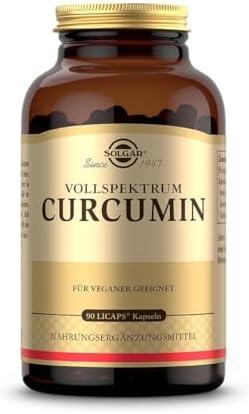 SOLGAR® Vollspektrum-Curcumin, 90 Weichkapseln für 3 Monate | 40mg Curcumin pro Kapsel, natürlicher Ursprung aus der Gelbwurz, für die Produktion der Verdauungssäfte