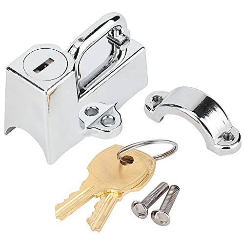 Motorcycle headgear Lock, For Cruiser Motorcycle headgear Lock 1-1/4 to 1-1/2 4232 (Plating Color) for motorcycle lock frame mounted motorcycle lock helmet lock