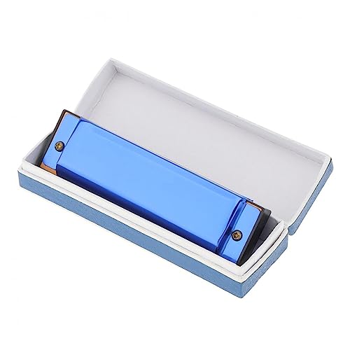 PacuM Harmonica par Instrument Clé 10 Trous 20 Tons Harmonica Clé C Orgue à Bouche for Débutant Harmonica (Color : Blu) - Les Beatles, Paul McCartney, John Lennon, RIngo Starr, George Harrison PacuM Harmonica par Instrument Clé 10 Trous 20 Tons Harmonica Clé C Orgue à Bouche for Débutant Harmonica (Color : Blu)
